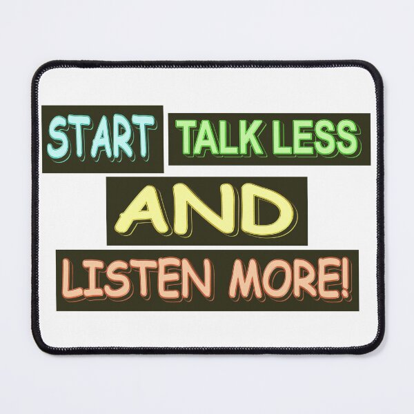 Item preview, Cute Expression Design "Talk Less". Buy Now designed and sold by Health And Fitness Posts e-Store.