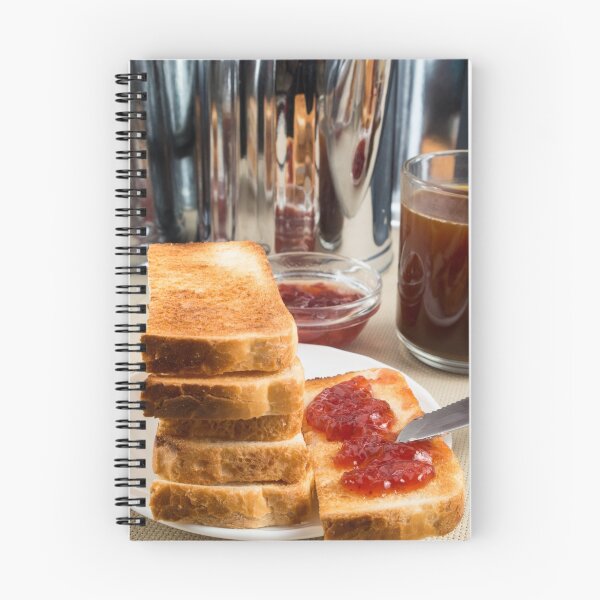 Item preview, Fried toast with strawberry jam designed and sold by vladromensky.