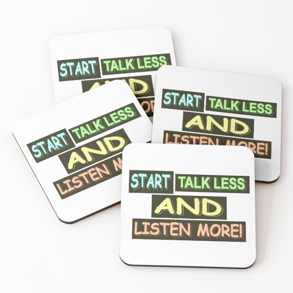 Item preview, Cute Expression Design "Talk Less". Buy Now designed and sold by Health And Fitness Posts e-Store.