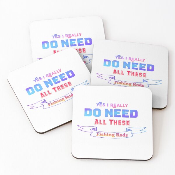 Item preview, Yes I do Really Need All These Fishing Rods Funny Sticker For Fishing Lovers. designed and sold by Sloyar.
