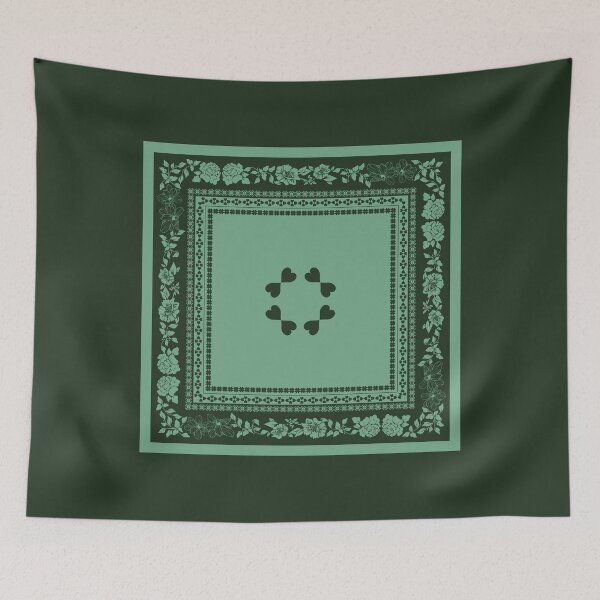 Item preview, Love garden army green designed and sold by SueKnox.