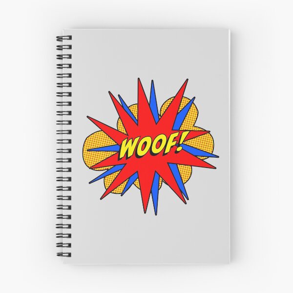 Item preview, Woof Dog Comic Burst Red and Blue designed and sold by 8PawsStudio.