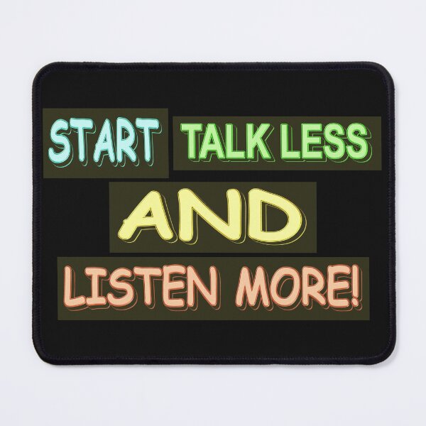 Item preview, Cute Expression Design "Talk Less". Buy Now designed and sold by Health And Fitness Posts e-Store.