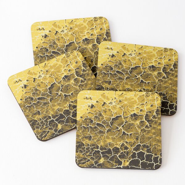 Item preview, Golden Cracked Surface abstract designed and sold by UntrueHunter.