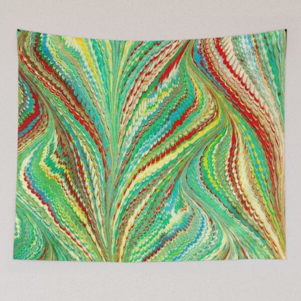 Item preview, Marbleized Retro Waves designed and sold by SaraValor.