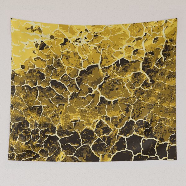 Item preview, Golden Cracked Surface abstract designed and sold by UntrueHunter.