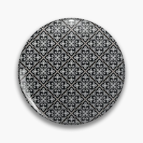 Item preview, Vintage black and white tiles diagonal 4 designed and sold by arkantus.