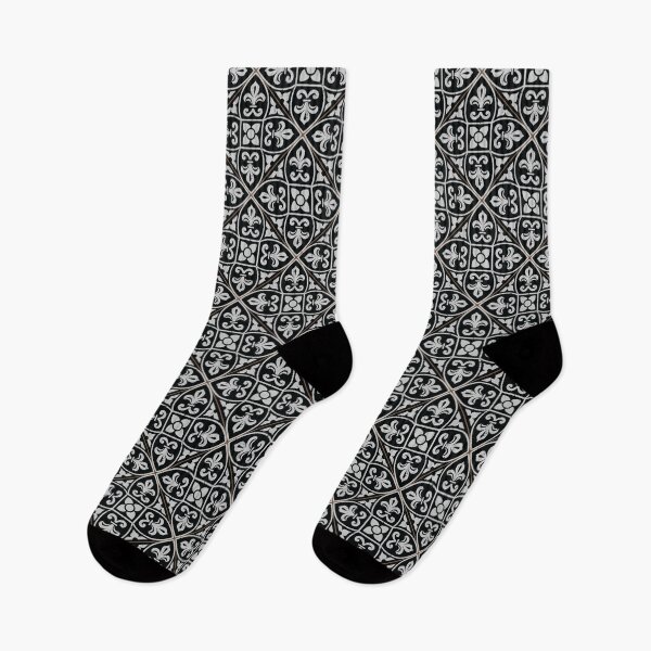 Item preview, Vintage black and white tiles diagonal 4 designed and sold by arkantus.