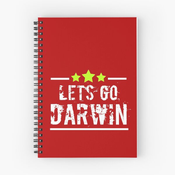 Item preview, Lets Go Darwin White Text designed and sold by Design-Maniya.