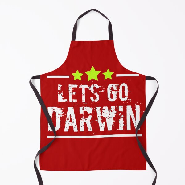 Item preview, Lets Go Darwin White Text designed and sold by Design-Maniya.
