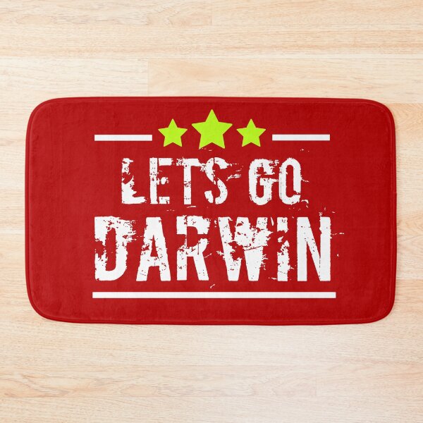Item preview, Lets Go Darwin White Text designed and sold by Design-Maniya.