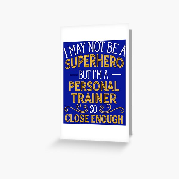 Personal Trainer Funny Greeting Cards for Sale | Redbubble Personal Trainer Funny Greeting Cards for Sale | Redbubble
