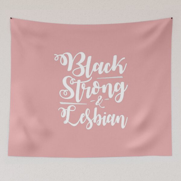 Item preview, Black Strong Lesbian Woman Queer designed and sold by Solidarityandco.