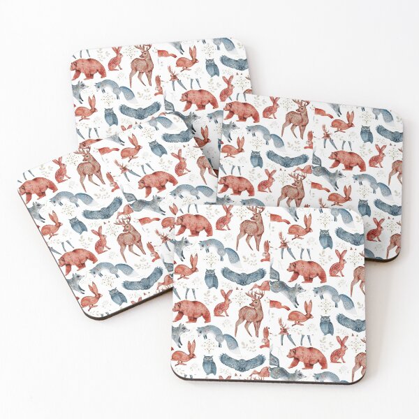 Item preview, Forest Animals All Over Pattern     designed and sold by joseech.