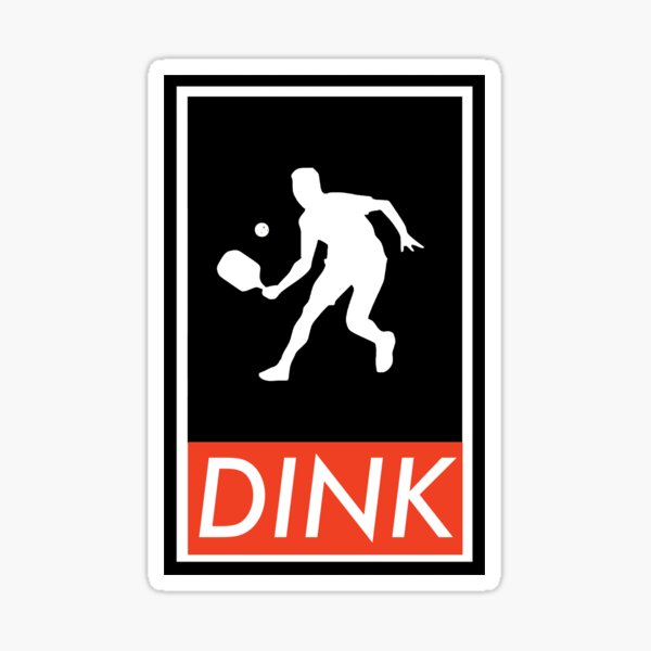 Pickleball Dink Obey Paddleball Gift Player Sticker