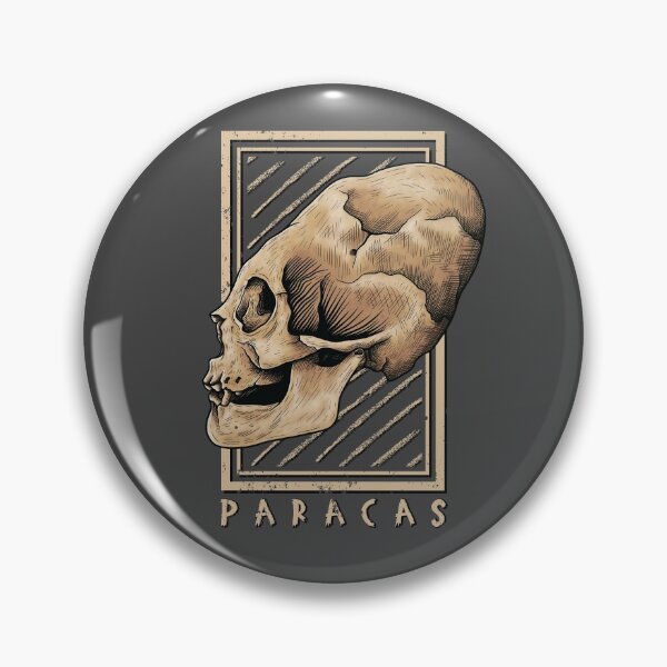 Item preview, Paracas Skull - Original Ancient Peruvian Elongate Skull Nephilim Artwork designed and sold by NatIntrovertSoc.