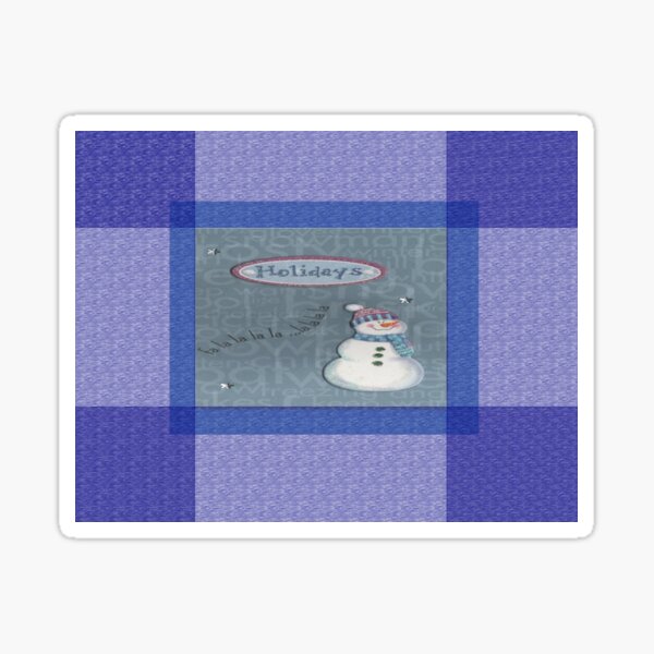 Holidays Sticker