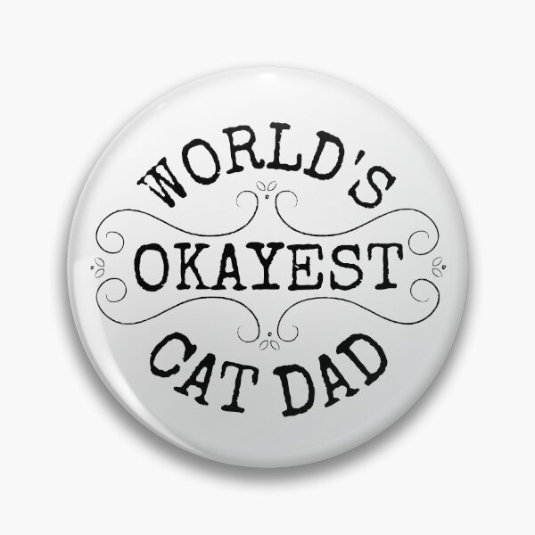 Artikelvorschau, Der okayeste Katzenvater der Welt, lustiges Fellpapa-Design, perfekt für Katzenliebhaber entworfen und verkauft von Auntieck.
