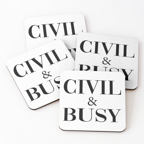 Item preview, Civil and Busy designed and sold by julexy.