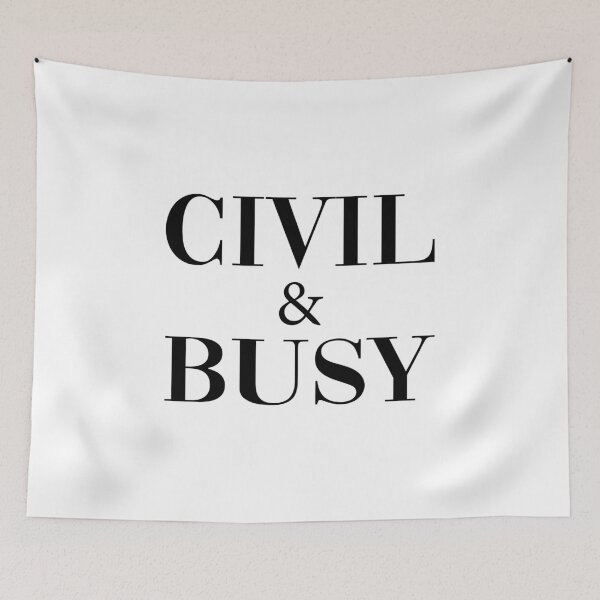 Item preview, Civil and Busy designed and sold by julexy.
