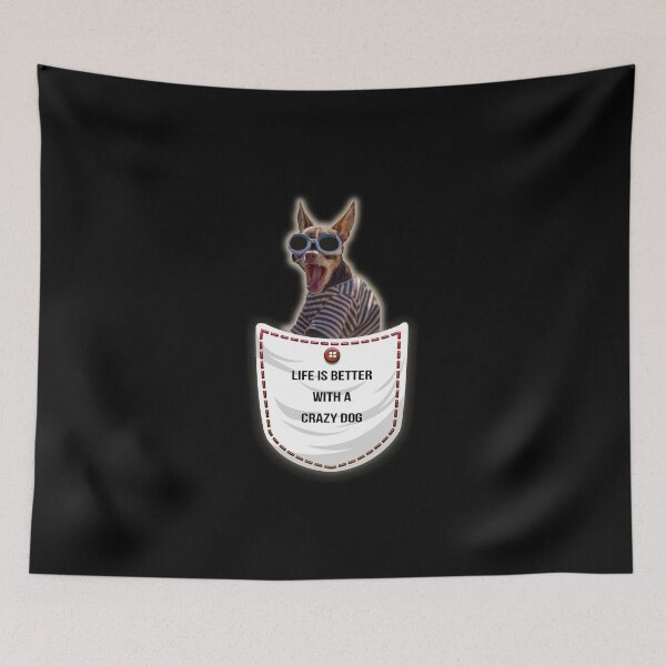 Item preview, Sympathetic crazy dog designed and sold by Photorebelle.