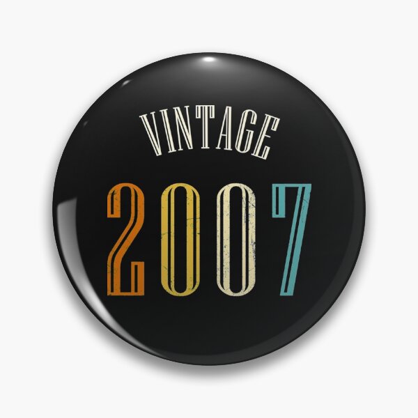 Item preview, Vintage born in 2007 birth year gift T-Shirt designed and sold by AlanWhitefoot.