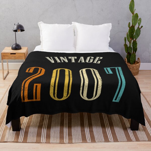 Item preview, Vintage born in 2007 birth year gift T-Shirt designed and sold by AlanWhitefoot.