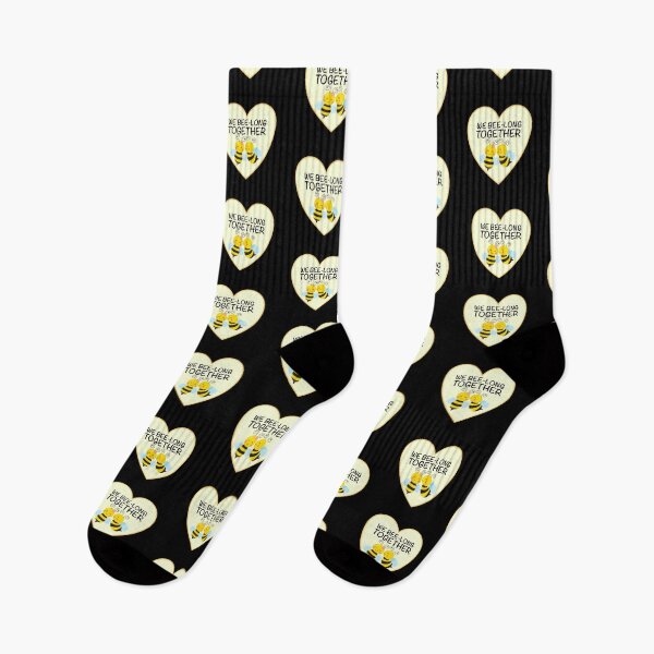 Item preview, We Bee-long Together - Bee Mine Cute Valentine Day Design designed and sold by NadyaCC.