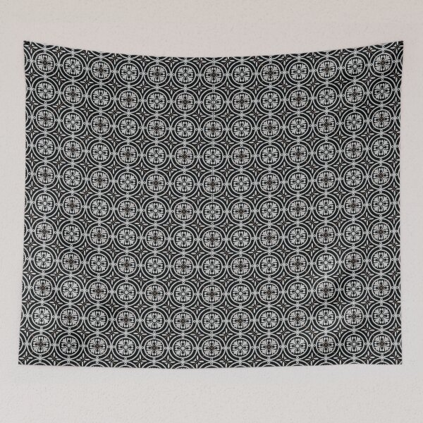Item preview, Vintage black and white tiles diagonal 6 designed and sold by arkantus.