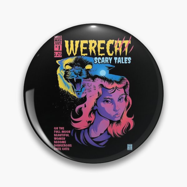 Item preview, Werecat scary tales comic cover horror style designed and sold by RafaelLima7.