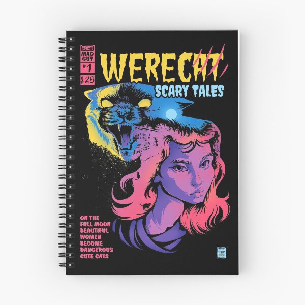 Item preview, Werecat scary tales comic cover horror style designed and sold by RafaelLima7.