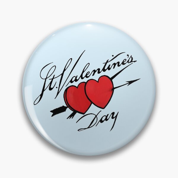 Item preview, Blue St. Valentines Day designed and sold by PrintedVintage.