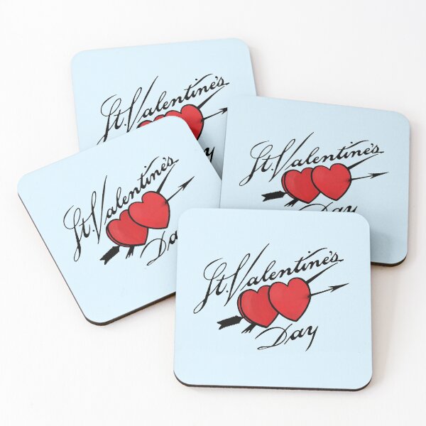 Item preview, Blue St. Valentines Day designed and sold by PrintedVintage.