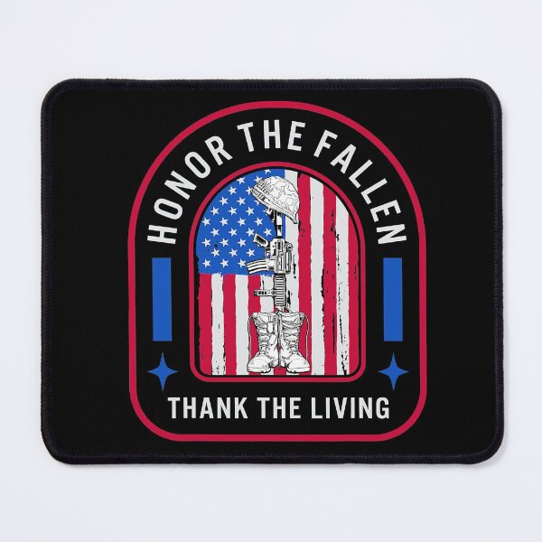Item preview, Memorial Day Honor The Fallen Military Veteran American Flag designed and sold by JenniferLecher.