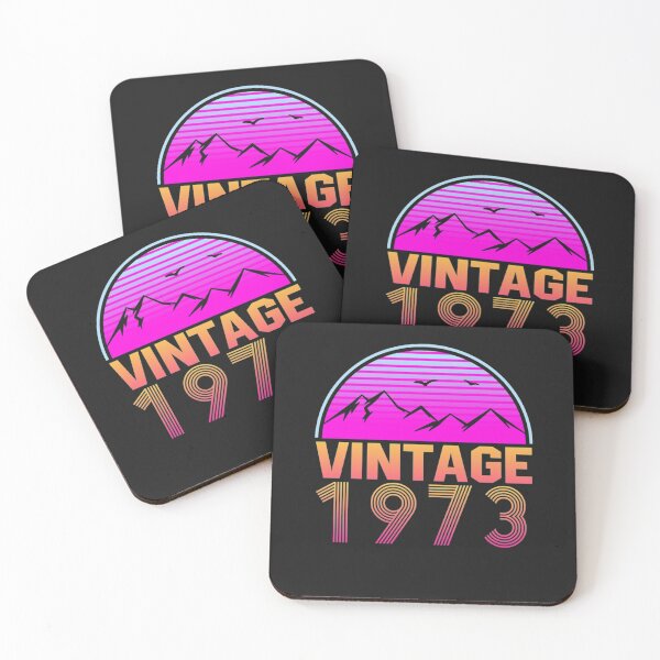 Item preview, Retrowave Vintage 1973 Birthday Gift Idea T-Shirt  designed and sold by DanyellRodgers.