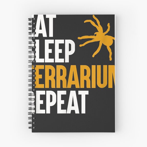 Aperçu de l'œuvre Mangez le sommeil Terrarium Répétez Spider Tarentulas Keeper T-shirt drôle créée et vendue par JessicaFaulkne7.