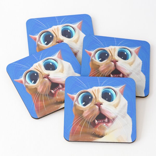 Item preview, Shocked Cat designed and sold by Art by Jeeb.