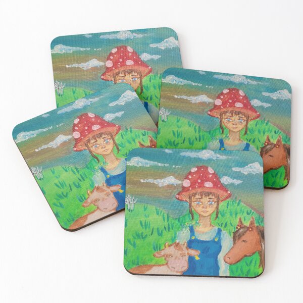 Item preview, Farm Mushroom  designed and sold by LouBearsArt.