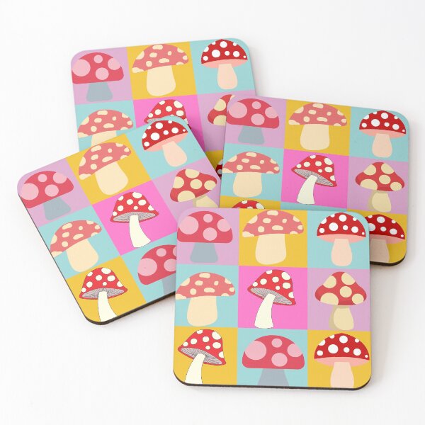 Item preview, Summer forest mushrooms- seamless mushroom pattern designed and sold by BronikowskiART.