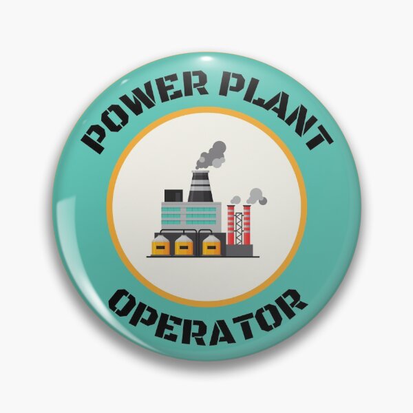 Item preview, Power Plant Operator logo style designed and sold by Cardinal Designs.