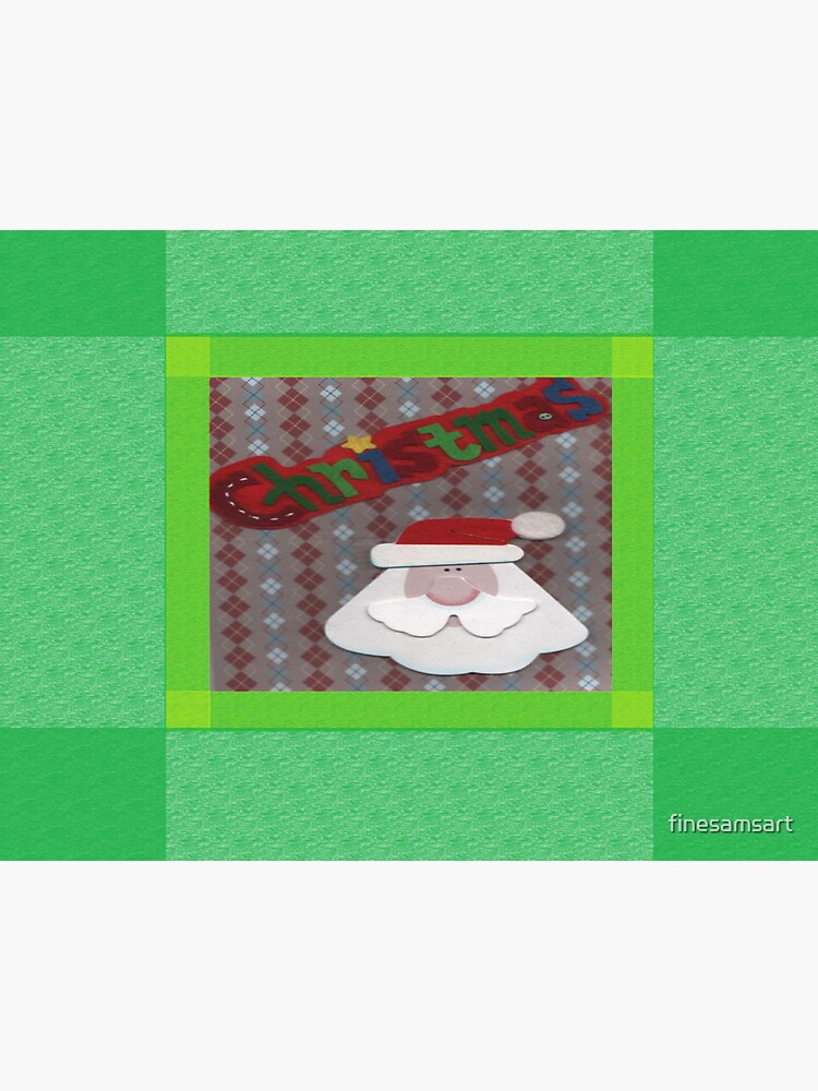 Thumbnail 3 of 3, Sticker, HOHO Santa is coming to town designed and sold by finesamsart.