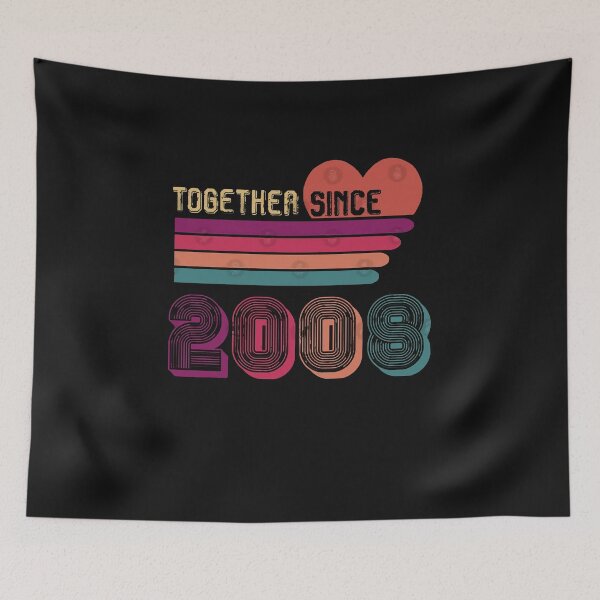 Item preview, Retro Together Since 2008 T-Shirt designed and sold by CathyBabson.