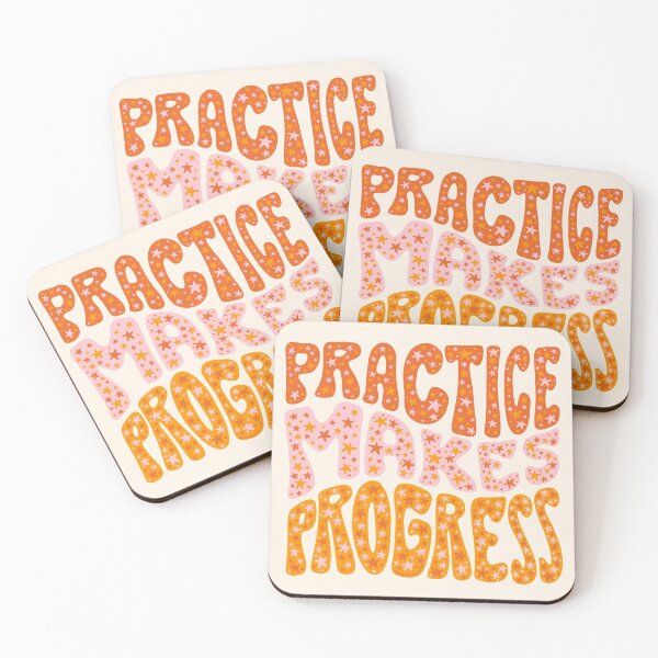 Item preview, Practice Makes Progress designed and sold by doodlebymeg.
