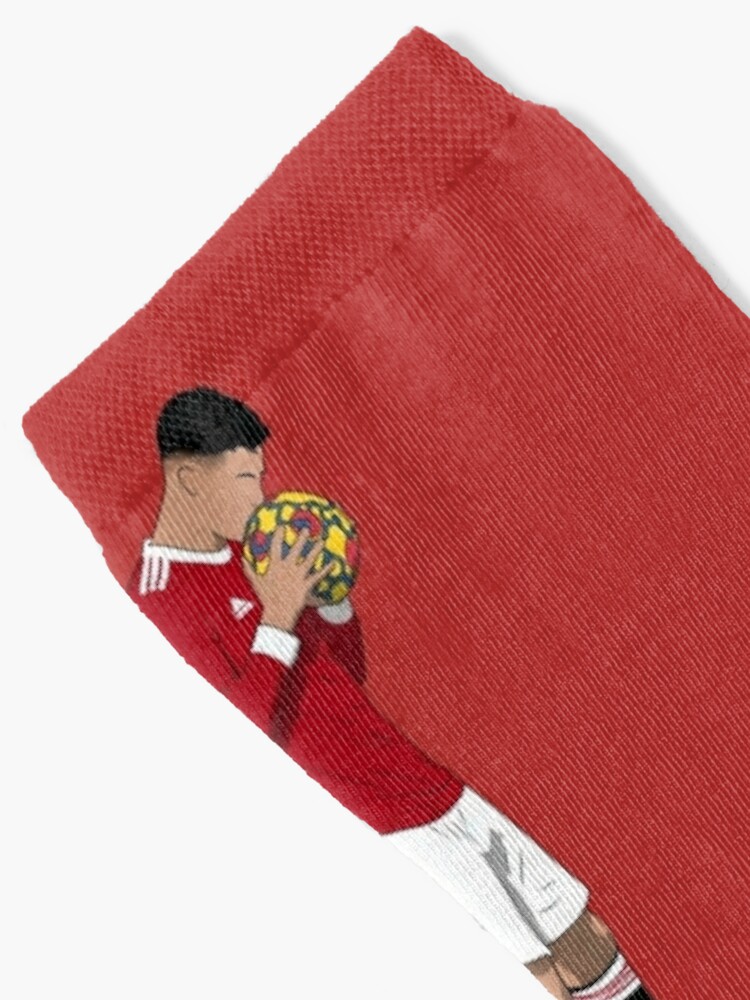 T-shirt enfant for Sale avec l'œuvre « Cristiano Ronaldo Ballon Kiss United  » de l'artiste Hevding