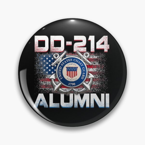 Item preview, DD-214 US Coast Guard USCG Alumni Veteran Retirement designed and sold by MindiLevijoki.
