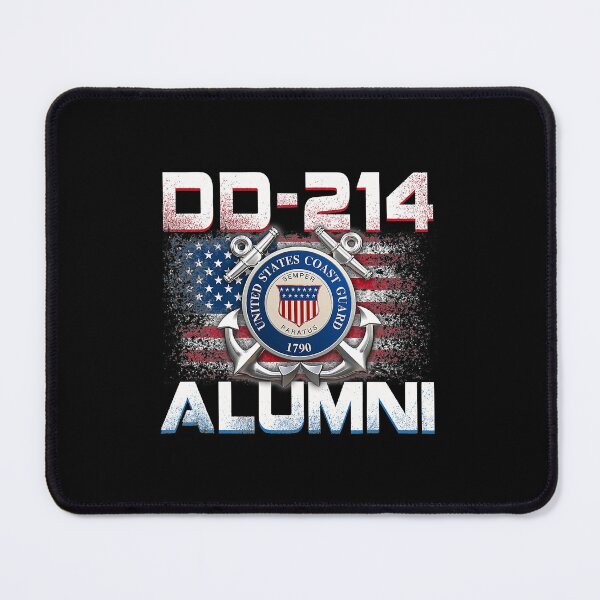 Item preview, DD-214 US Coast Guard USCG Alumni Veteran Retirement designed and sold by MindiLevijoki.