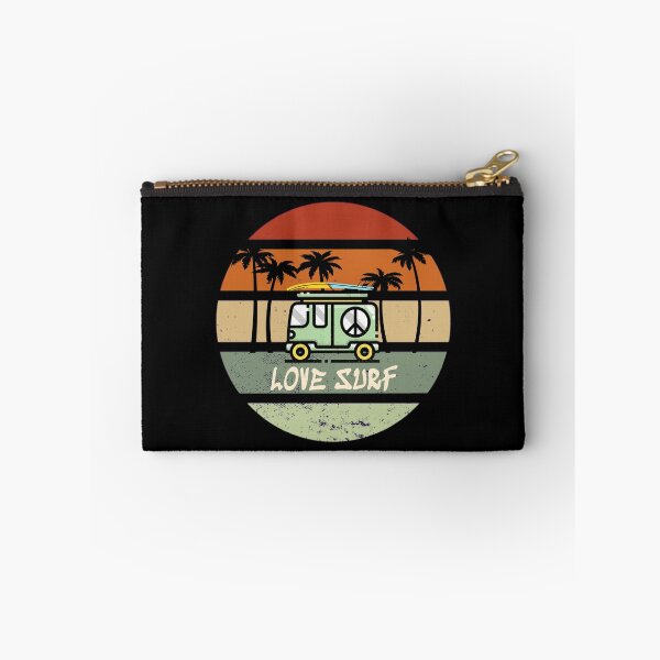 Item preview, Green Van With Surfboard- Fun Love Peace and Surf Apparel Gifts designed and sold by DeeSignTShirts.