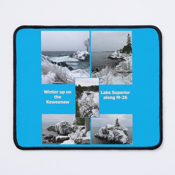 Item preview, Winter on the Keweenaw, Lake Superior M-26 designed and sold by EzrasTrinkets.