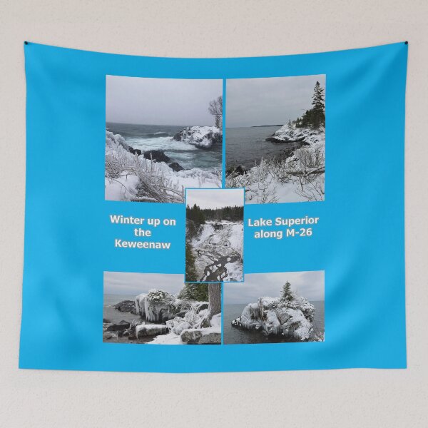Item preview, Winter on the Keweenaw, Lake Superior M-26 designed and sold by EzrasTrinkets.