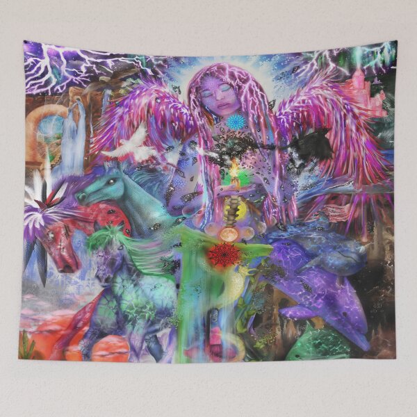 Item preview, Visionary Art Angel New age Art designed and sold by Stephani Analah.
